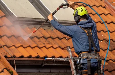 Démoussage et hydrofuge de toiture au Landreau